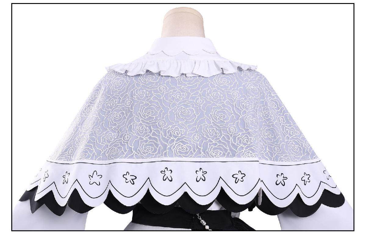 Magical Girl Witch Trials Yuki Tsukishiro Cosplay Costume White Lace Dress 