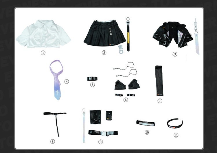 Neverness to Everness Zero cosplay Costume