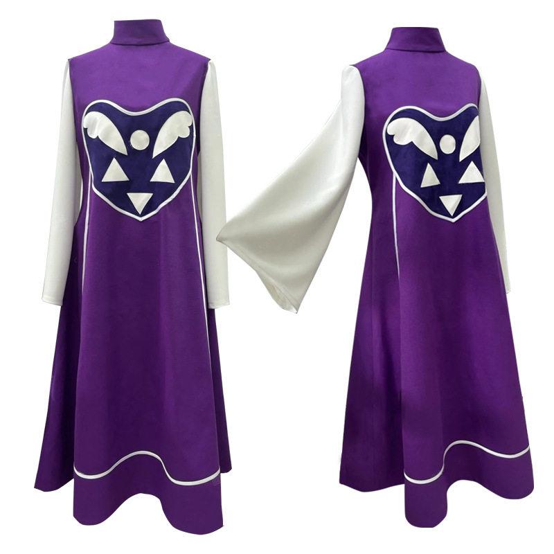Undertale Toriel Purple Robe Outfit Women Halloween Carnival Party Cosplay Costume