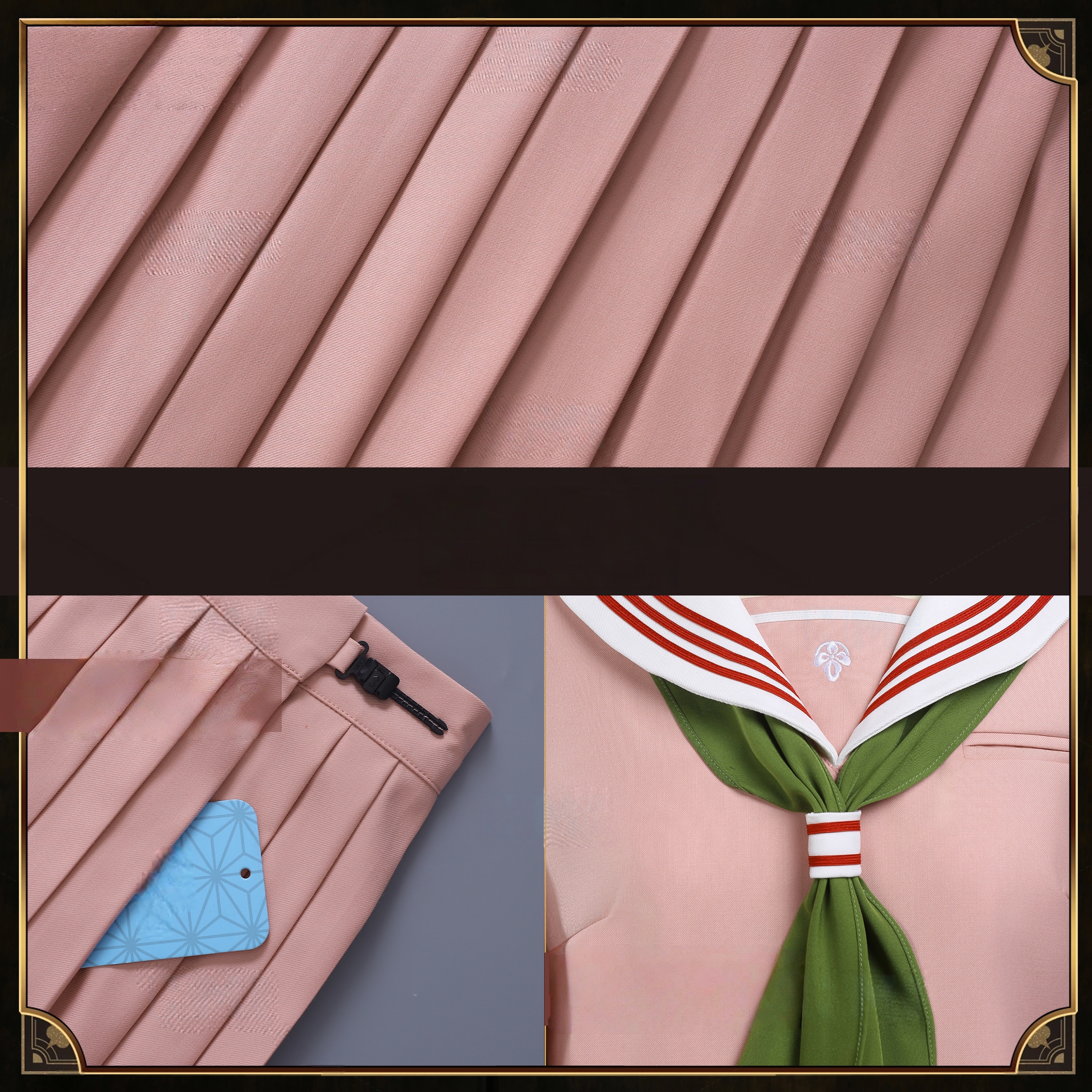 Silent Hill Hinako Shimizu Cosplay Costume Pink Uniform Skirt