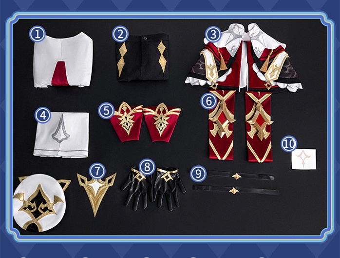 Genshin Impact Dahlia Men Cosplay Costume Cos Game Anime Party Uniform Hallowen Play Role Clothes Clothing