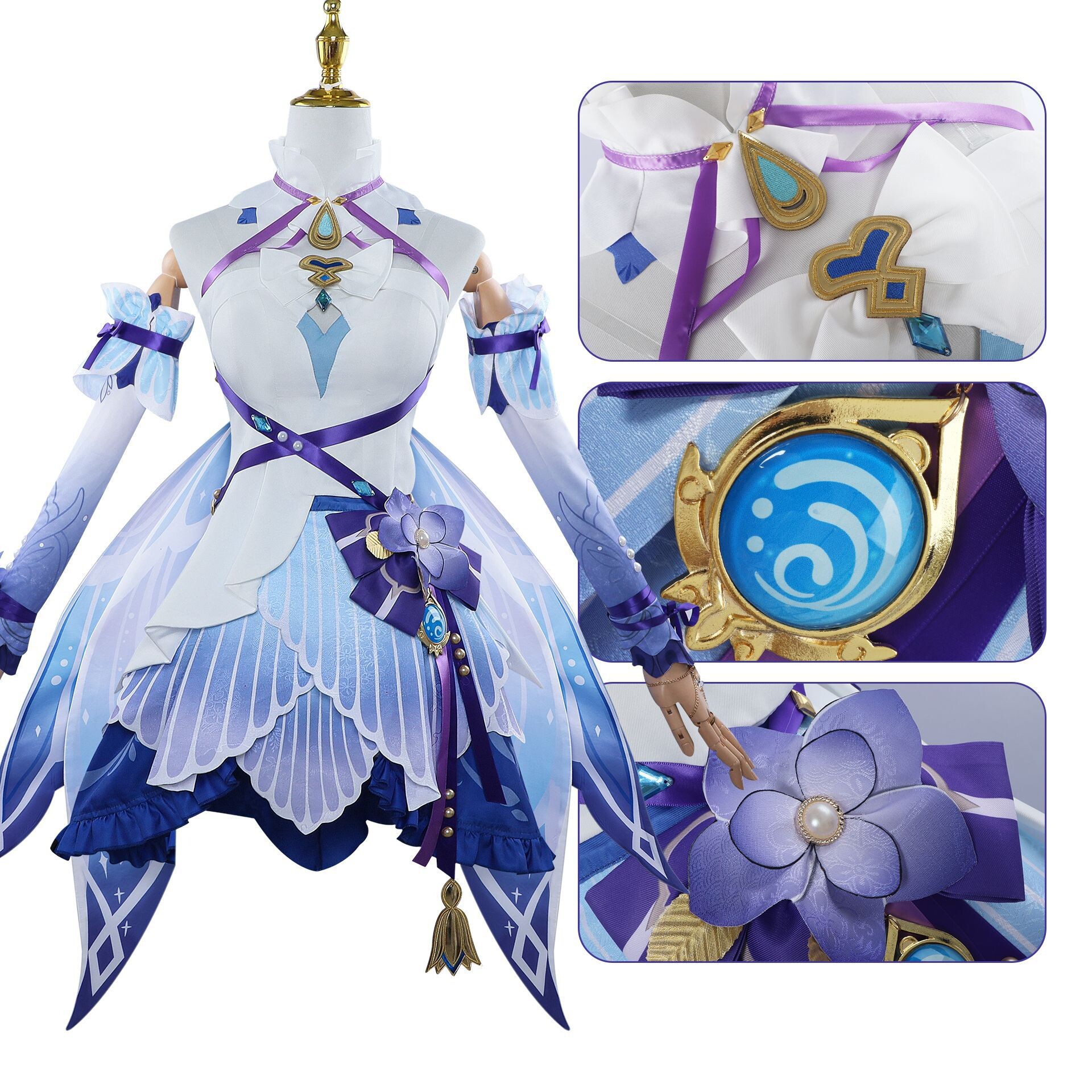 Game Genshin Impact Nilou Cosplay Costume 
