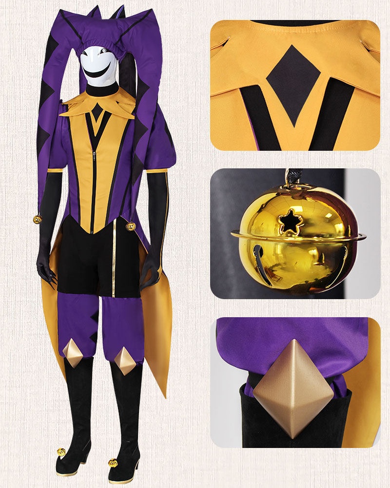 The Freak Circus Jester Halloween Cosplay Costumes