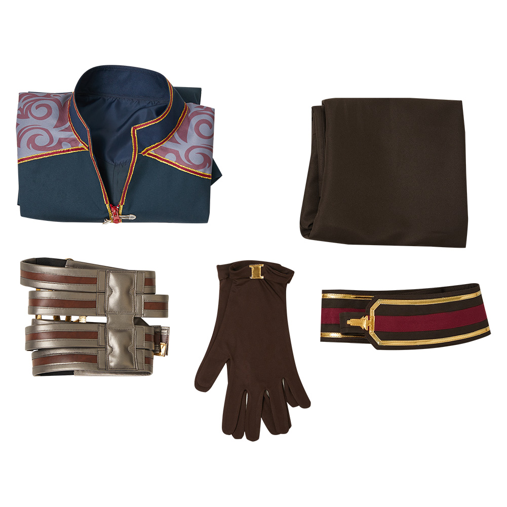 Arcane: League Of Legends 2 (2024) Jayce Green Brown Set Outfits Cosplay Costume