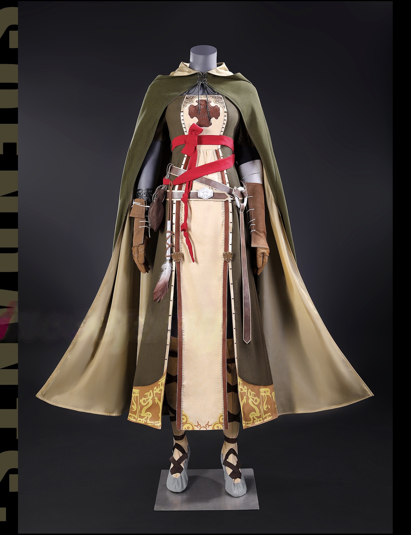 Dark Souls III Shanalotte Cosplay Costume Emerald Herald Female Outfit