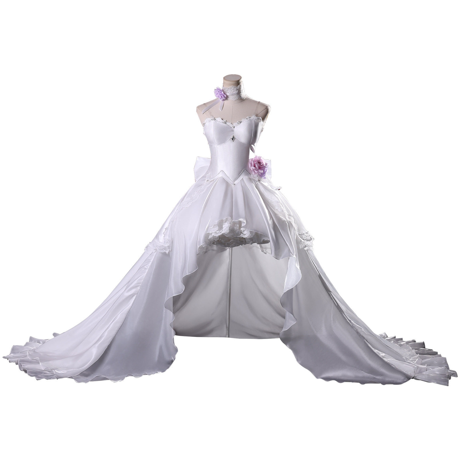 Anime Date A Live Yatogami Tohka Cosplay Wedding Dress Costume