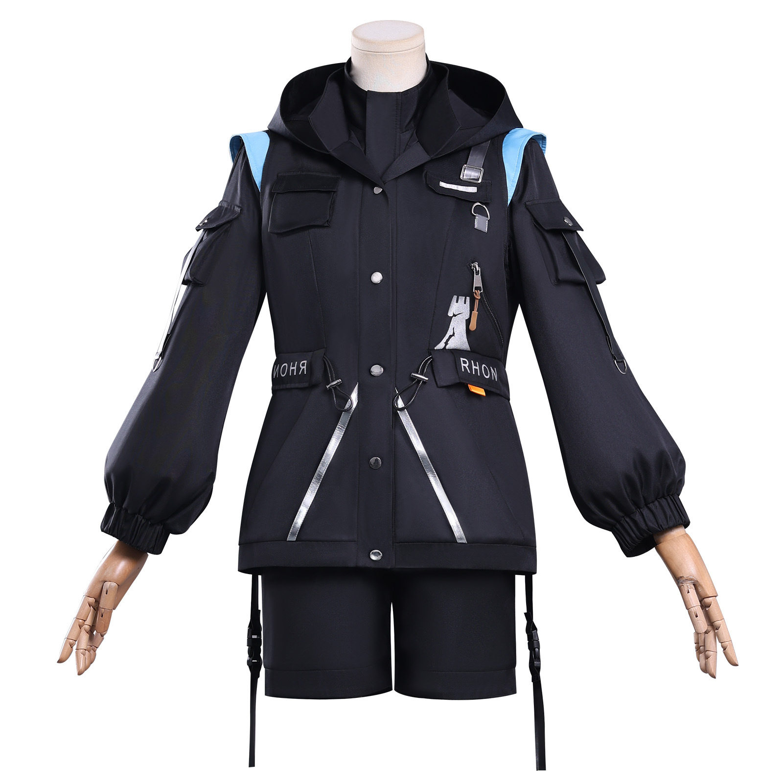  Arknights Togawa Sakiko Cosplay Costume Black Suit 