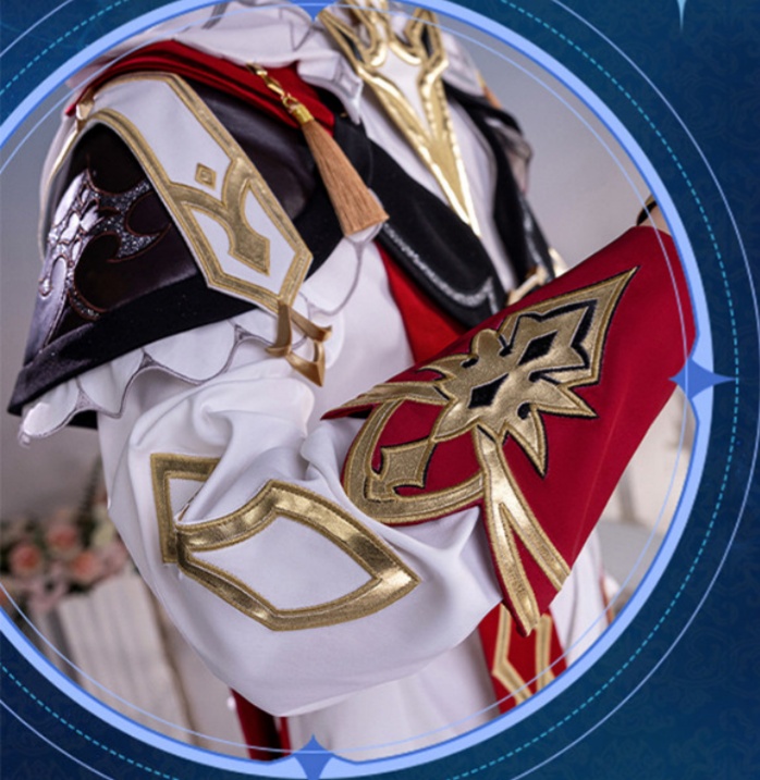 Genshin Impact Dahlia Men Cosplay Costume Cos Game Anime Party Uniform Hallowen Play Role Clothes Clothing