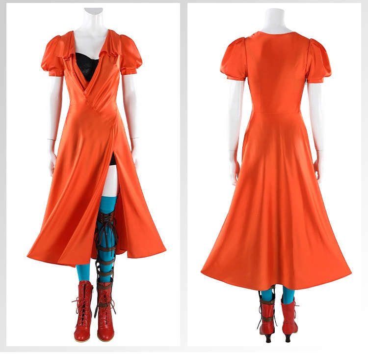 The Bride Frankenstein Mary Shelley Red Fancy Dress  Cosplay Costume  