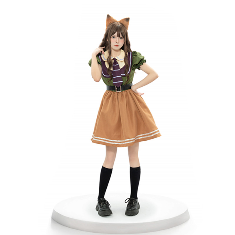 Zootopia Nicholas P. Wilde Fox Nick Cosplay Costume Dress