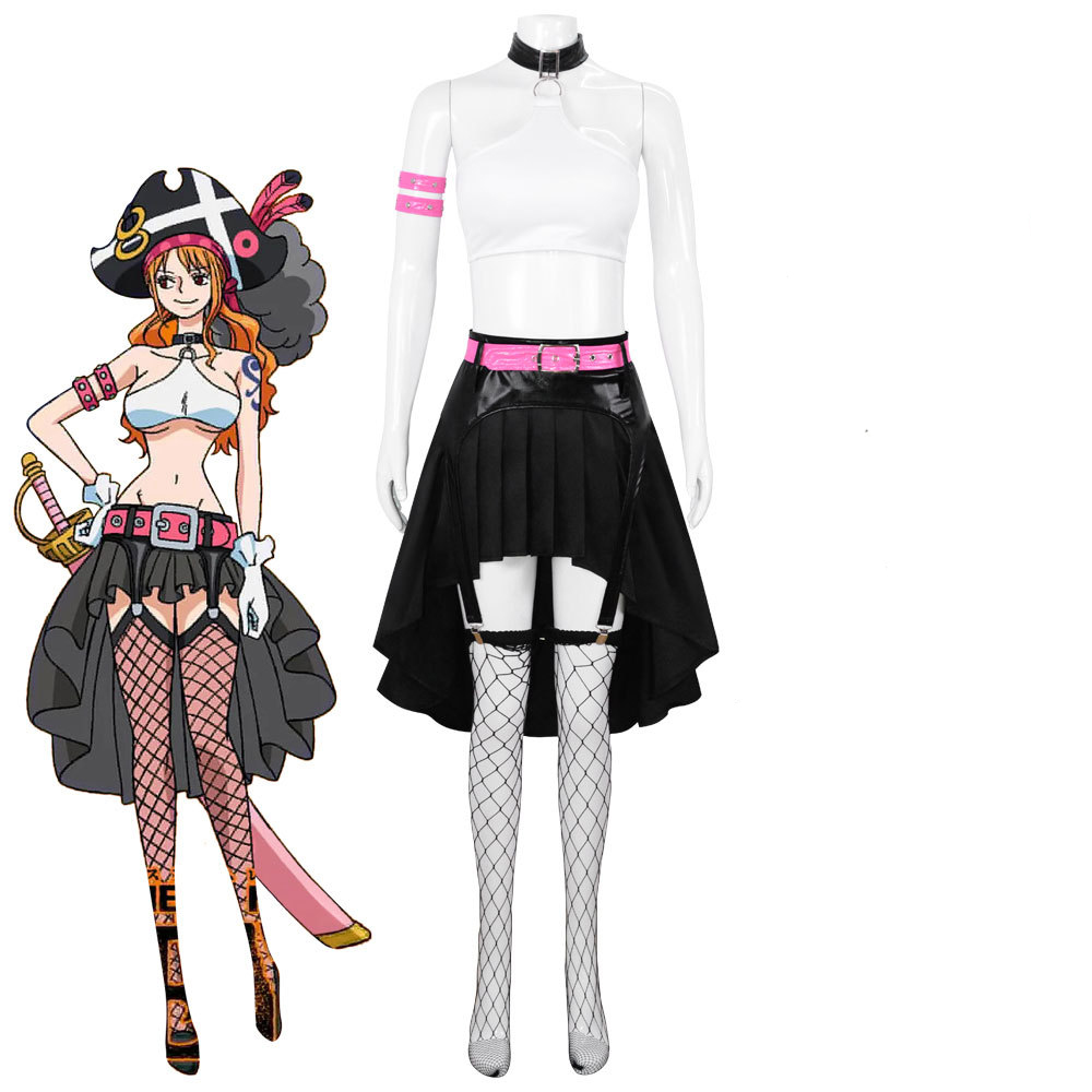 Anime One Piece Film Red 2022 Movie Nami Cosplay Costumes
