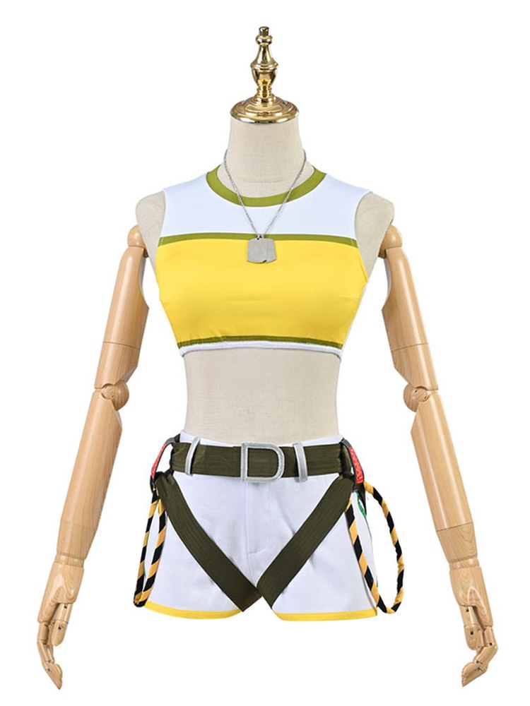 Uma Musume Pretty Derby Mayano Top Gun Cosplay Costume Green Jacket Suit