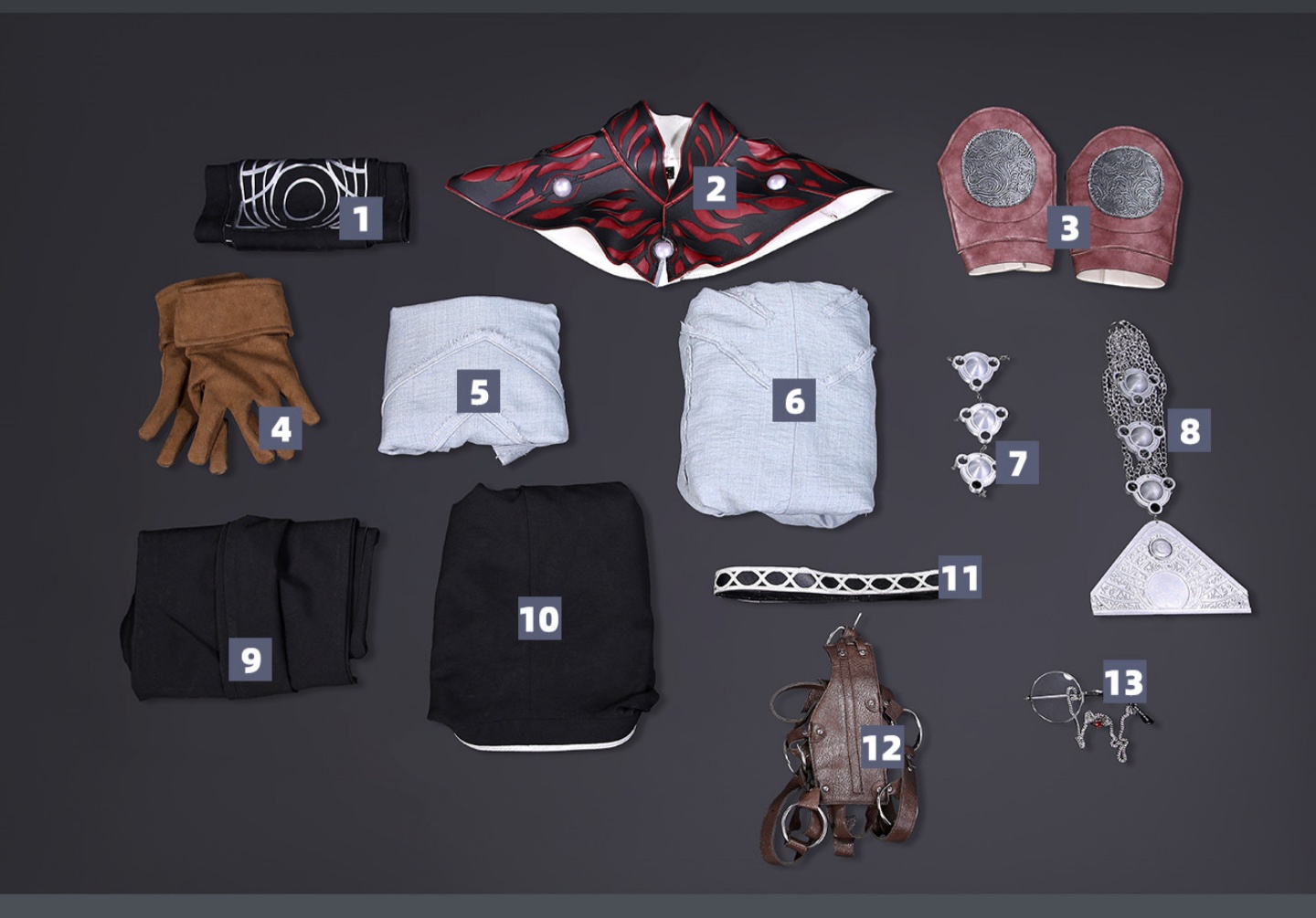 ELDEN RING NIGHTREIGN The Scholar‌ Game Cosplay Costume 