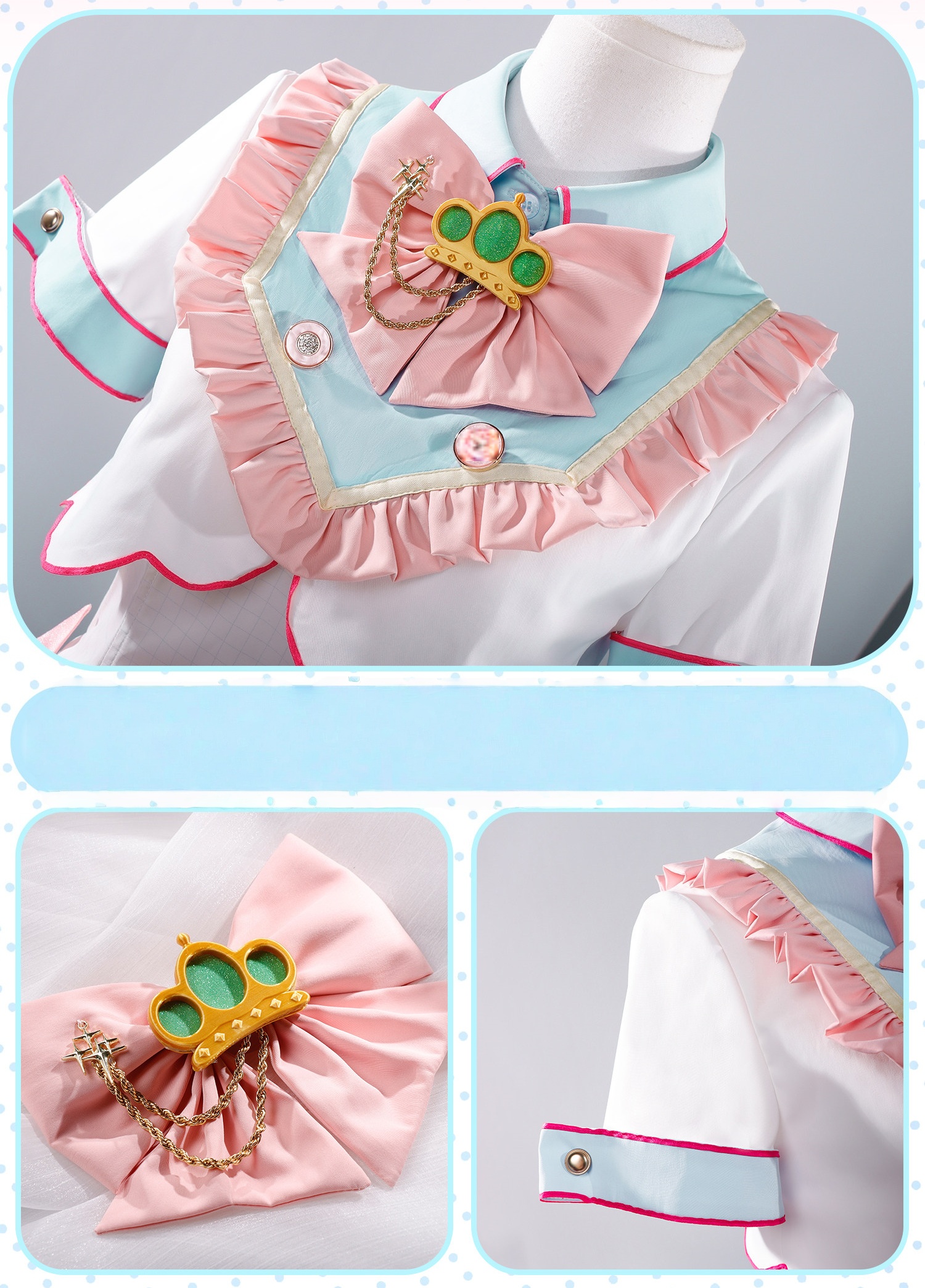 Love Live! Hanayo Koizumi μ's 20th Birthday Card Cosplay Costume 