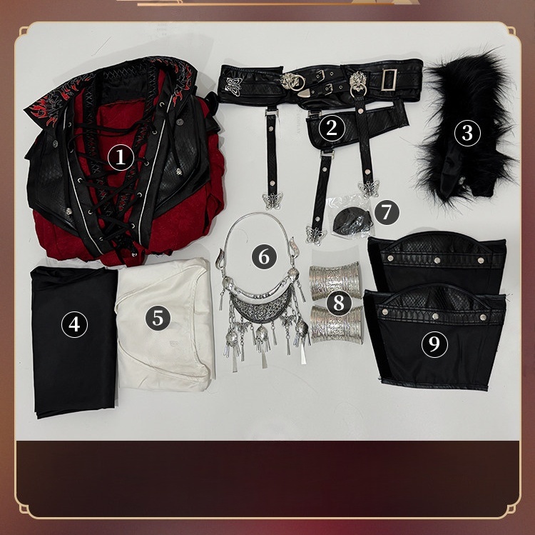 Heaven Officials Blessing Hua Cheng Cosplay Costume Outfit Stage Wear Hallowmas 