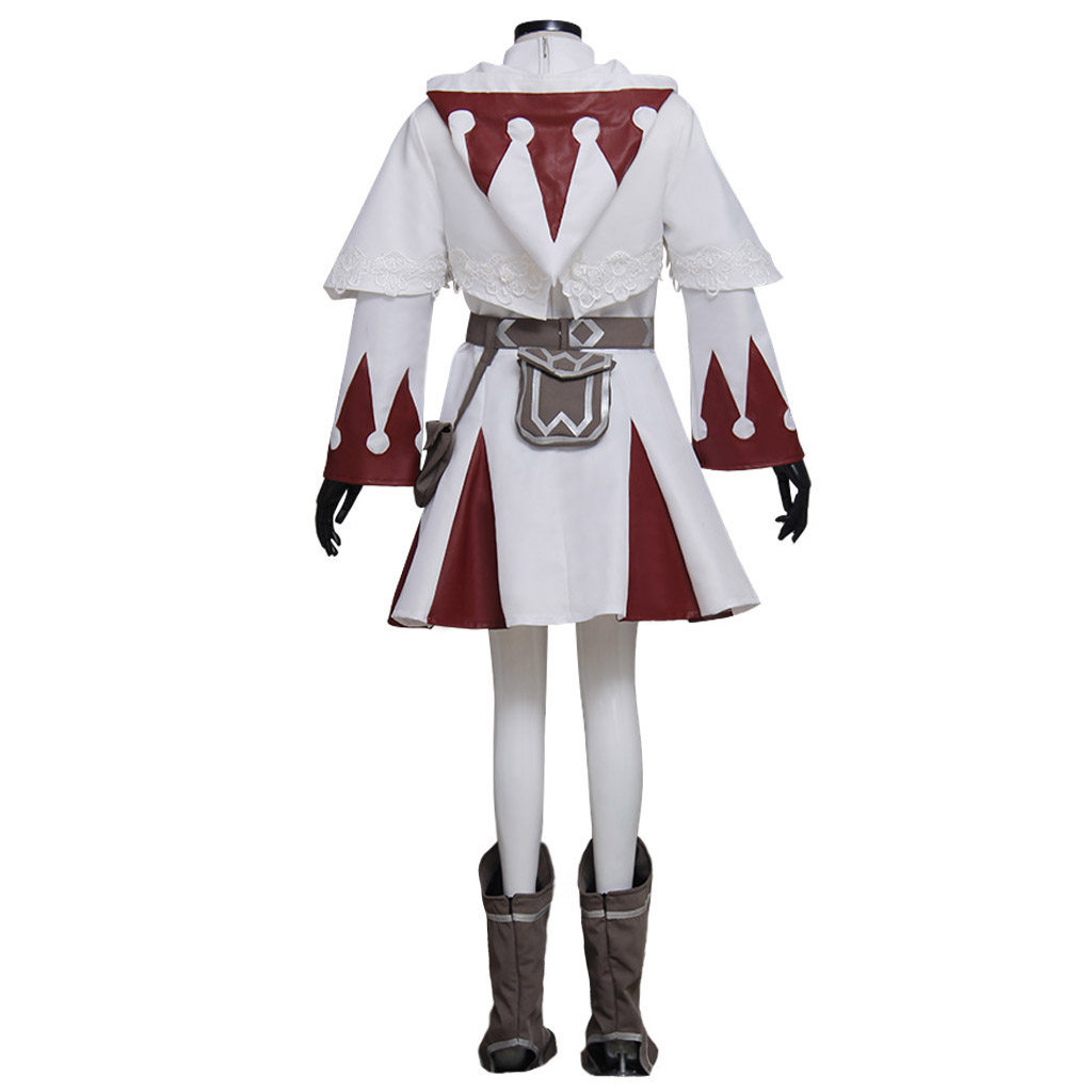 Final Fantasy XIV FF14 White Mage B Edition Cosplay Costume