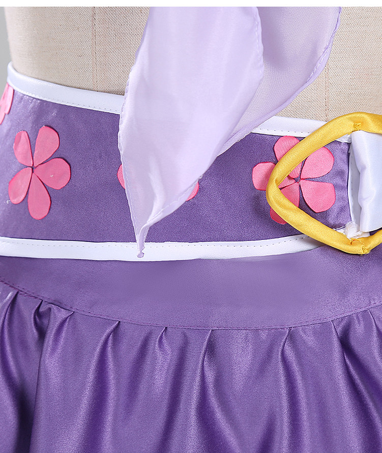 One Piece Nico Robin Cosplay Costume Purple Dress 