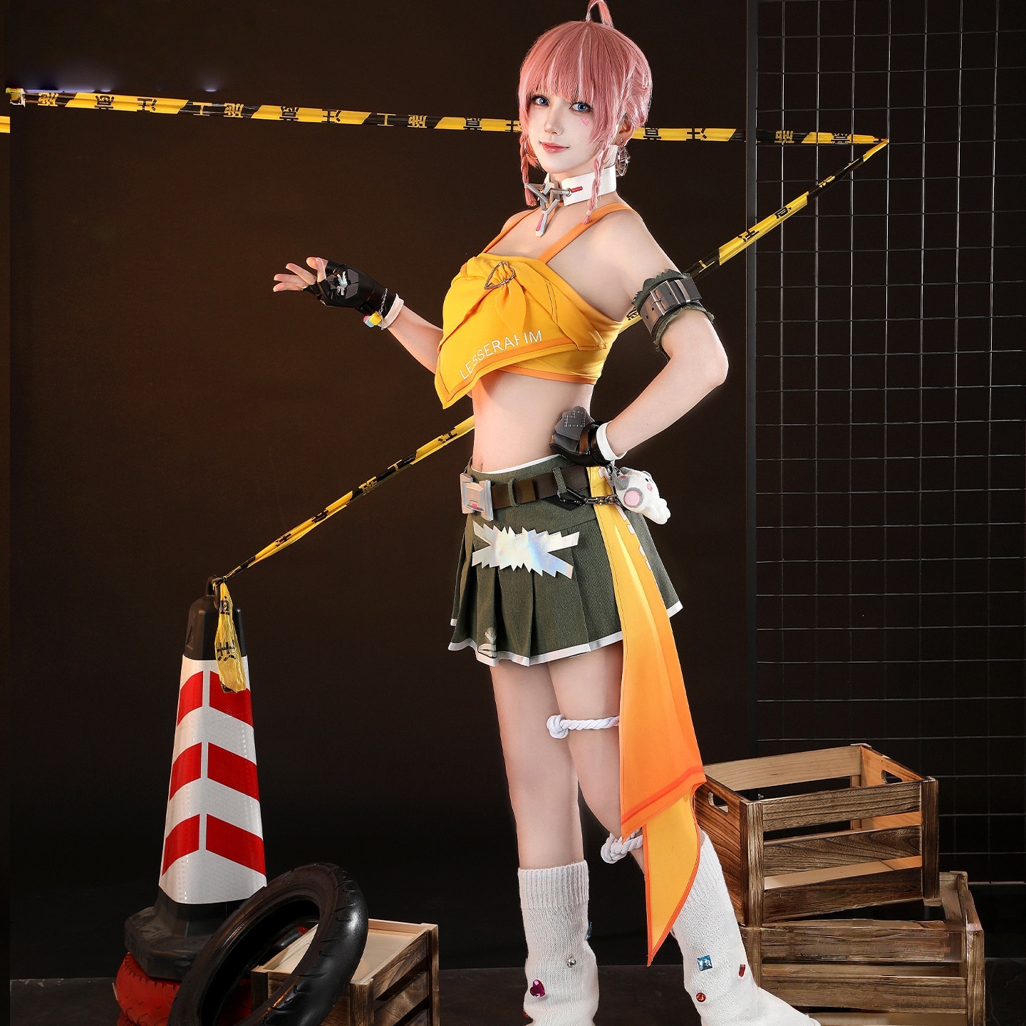 OVERWATCH 2 X LE SSERAFIM FEARLESS Mercy Cosplay Costume