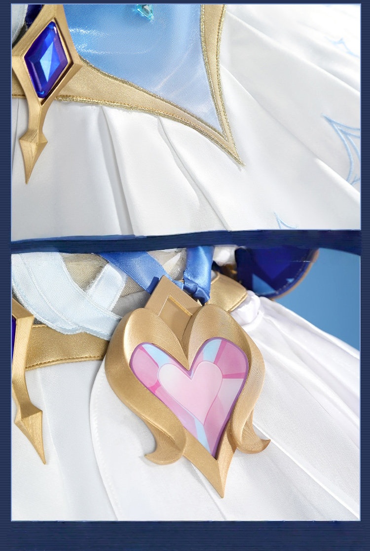 Game Genshin Impact Snezhnaya Odette Cosplay Costumes
