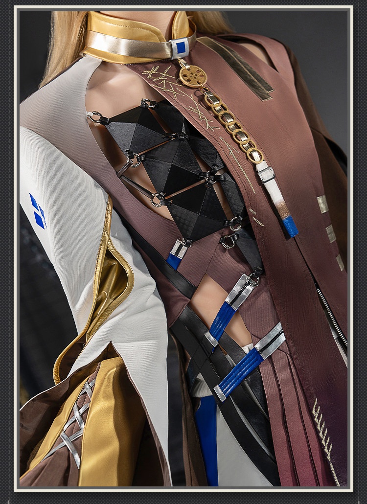 Arknights Ji Cosplay Costume Uniform