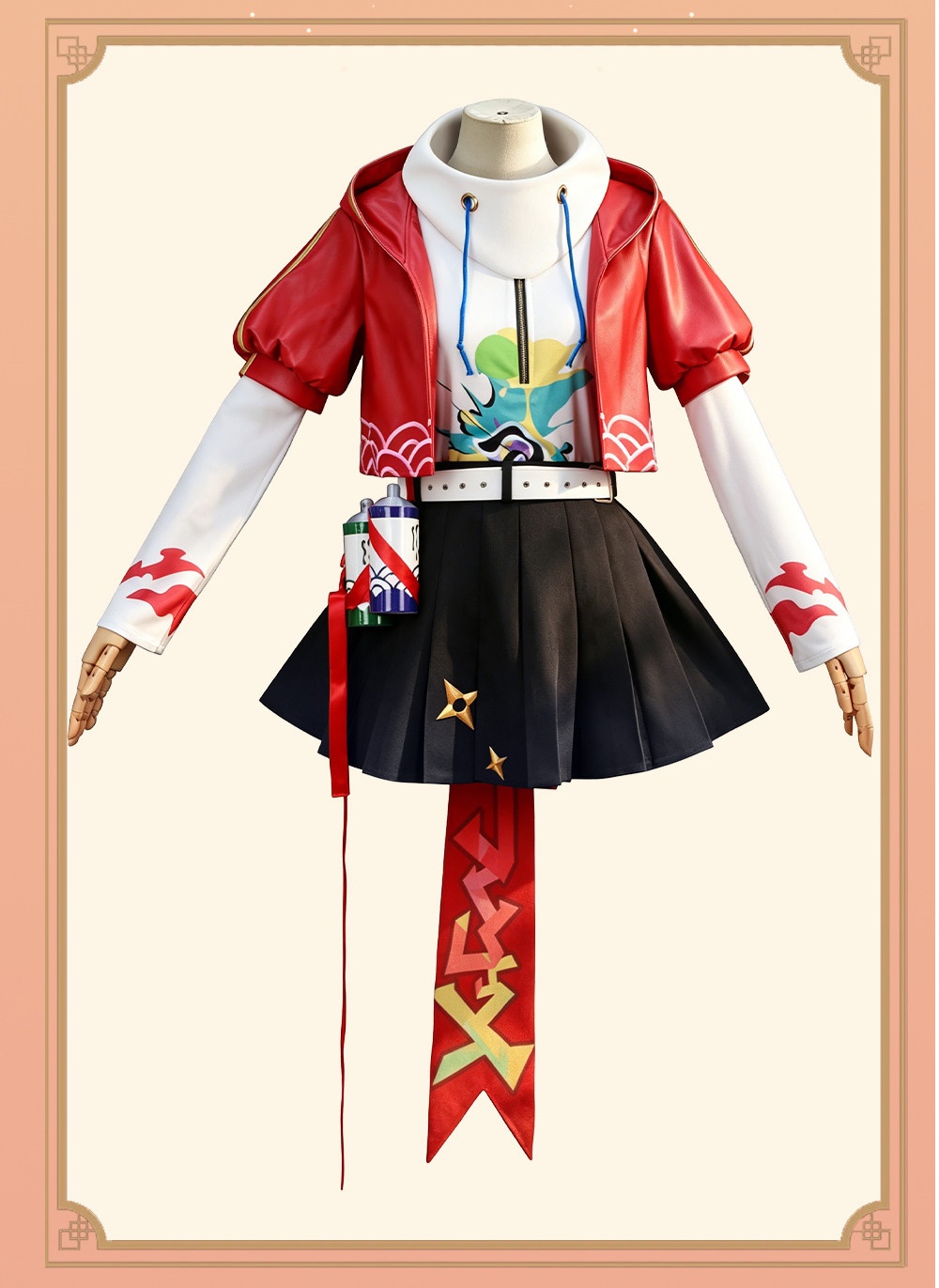  Honkai Star Rail Rappa Cosplay Costume Halloween