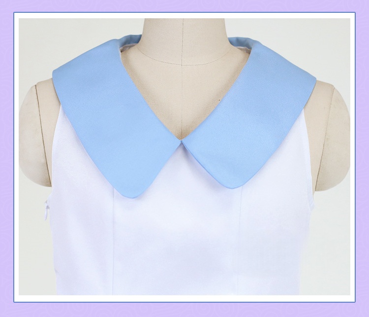 PM Lillie Cosplay Dress with hat and Socks Christmas Cosplay Costume