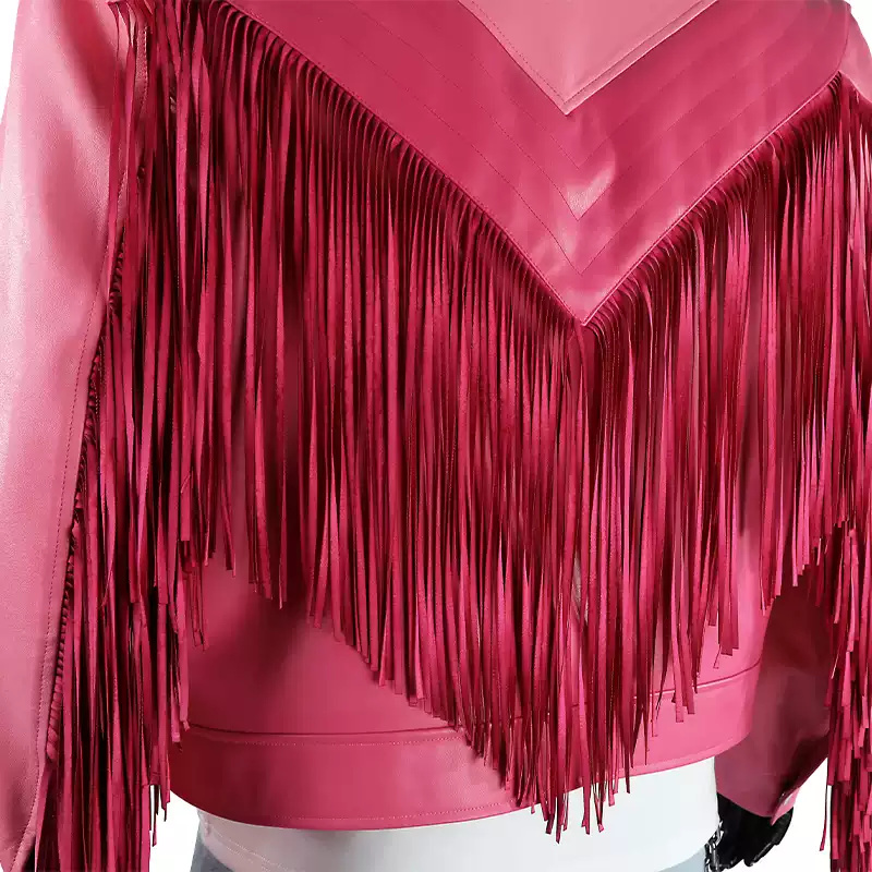 A Minecraft Movie Garrett The Garbage Man Garrison Pink Jacket Cosplay Costumes