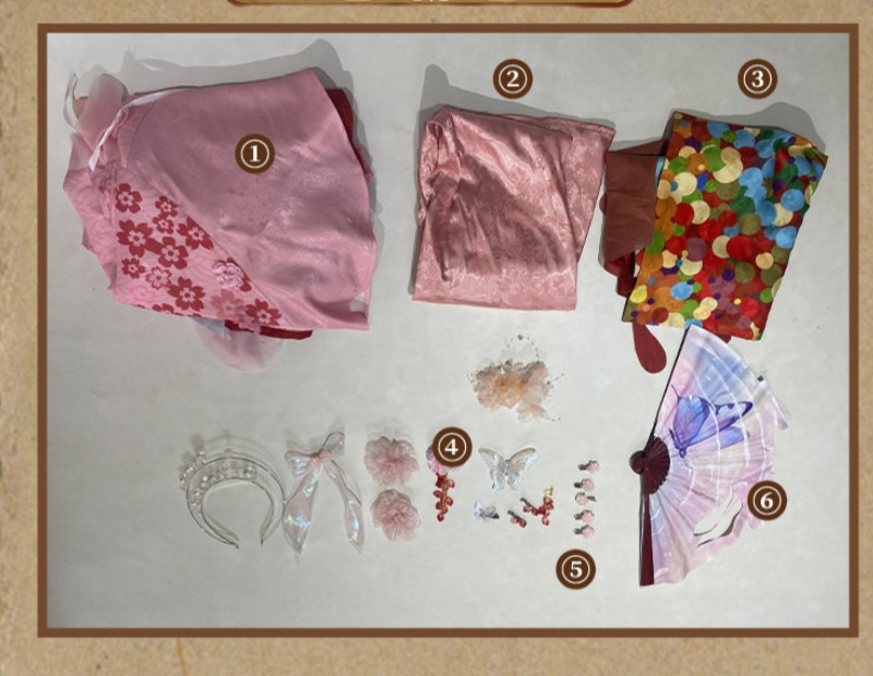Identity V Geisha Michiko Pink Long Dress Cosplay Costumes