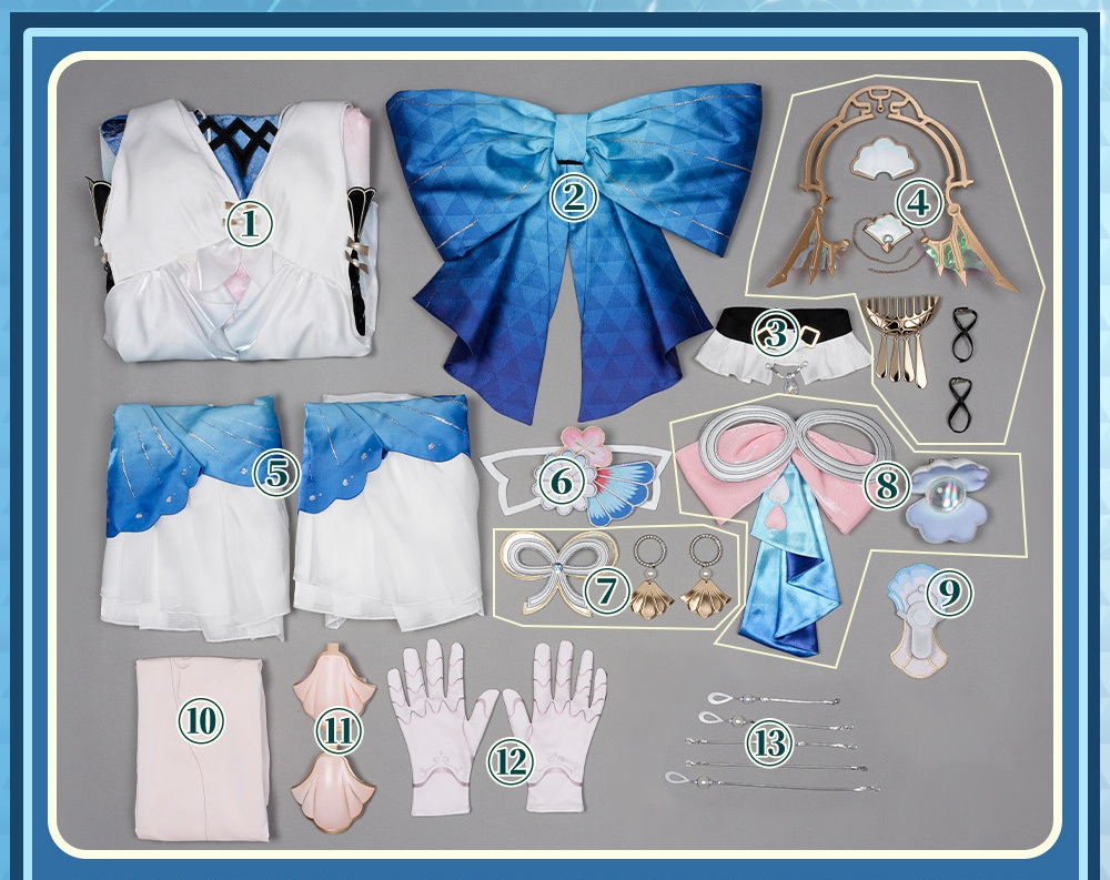 Series: Honkai Star Rail Pearl Game Cosplay Costume