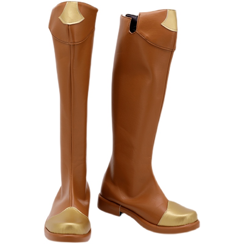 Black Clover Asta Brown Shoes Cosplay Boots