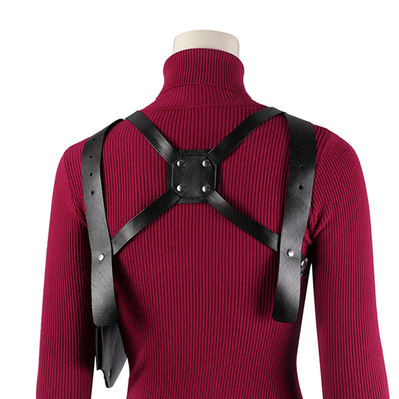 Resident Evil 4 Remake Ada Wong Cosplay Costumes Red Dress