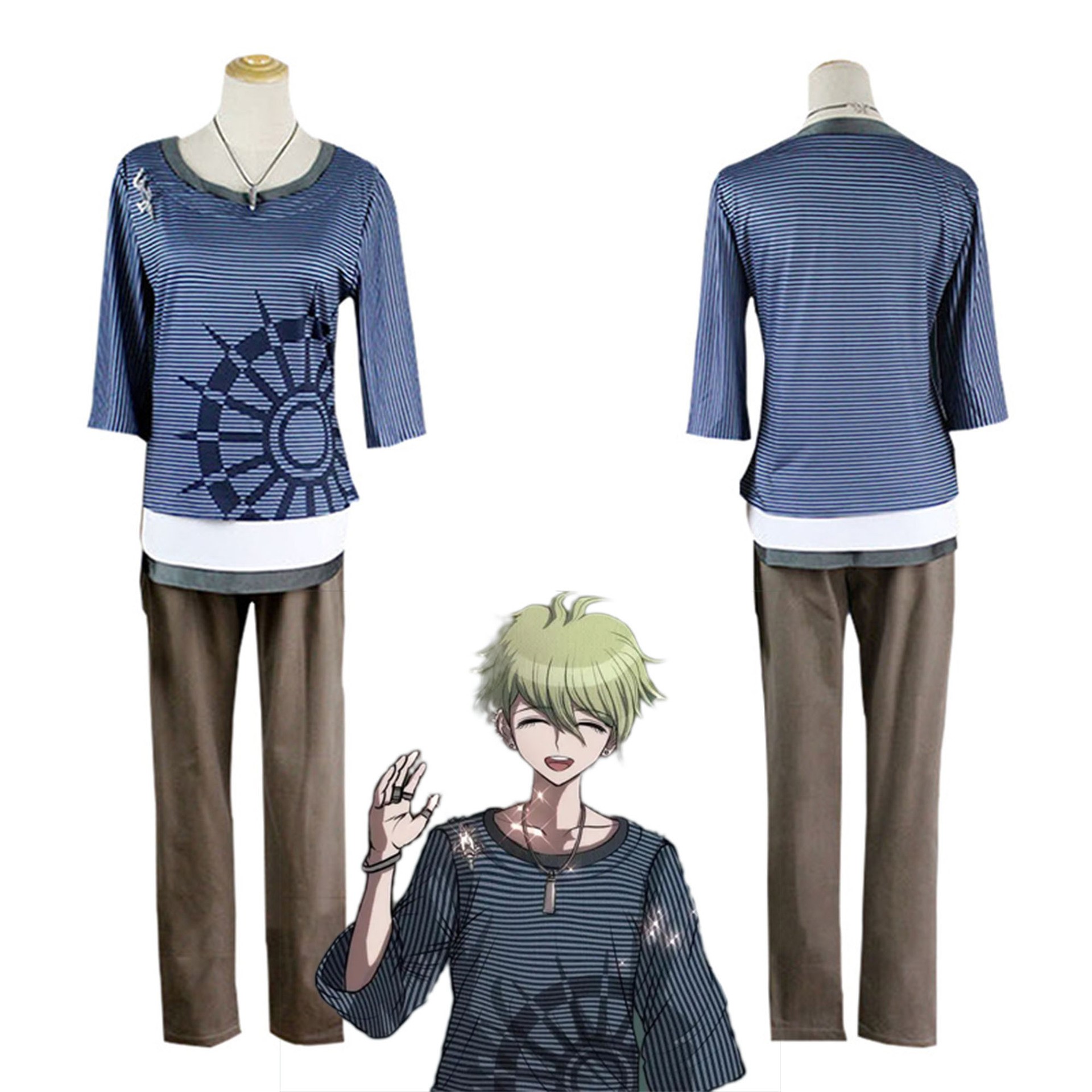 Danganronpa Dangan Ronpa V3: Killing Harmony Rantaro Amami Cosplay Costume