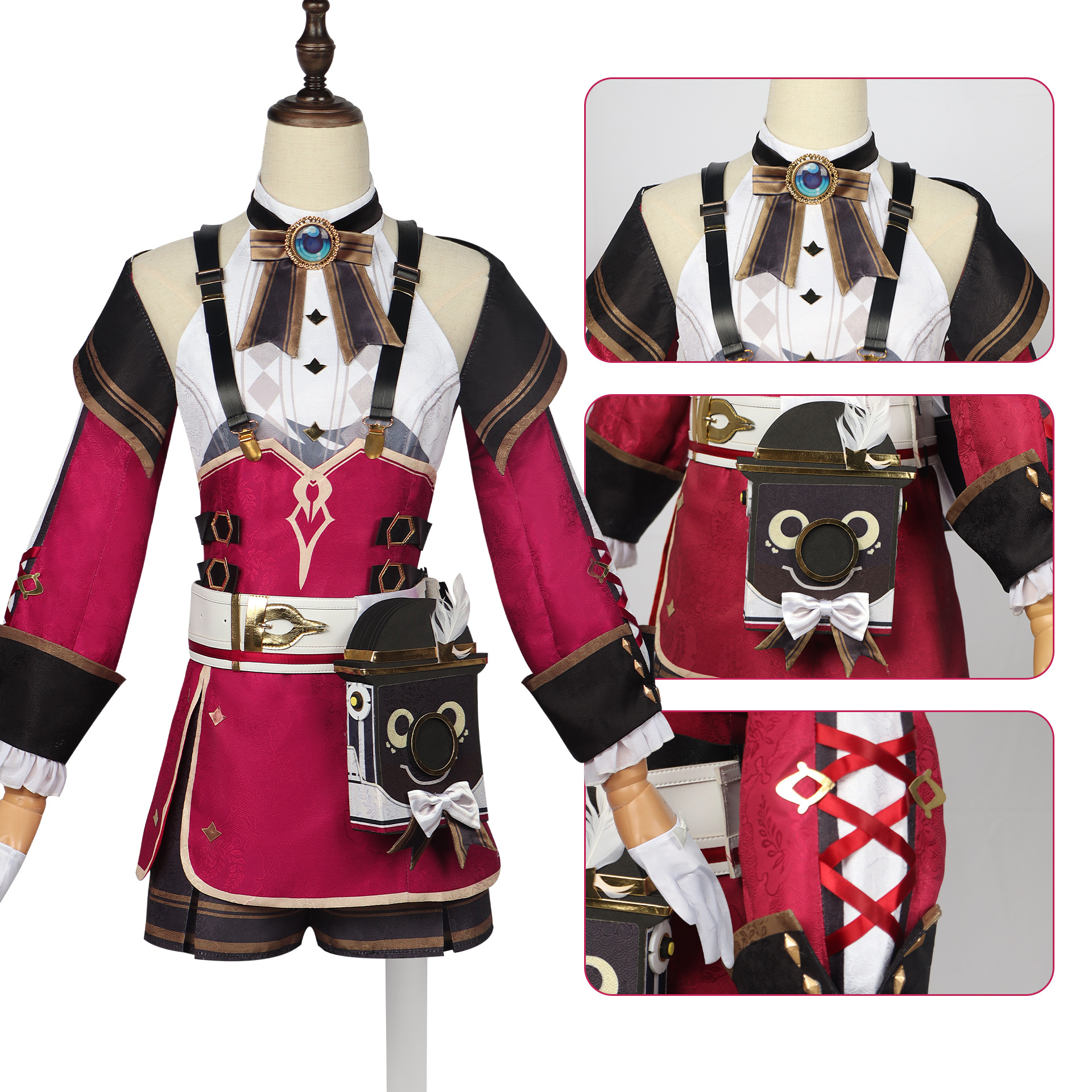 Genshin Impact Charlotte Cosplay Costumes