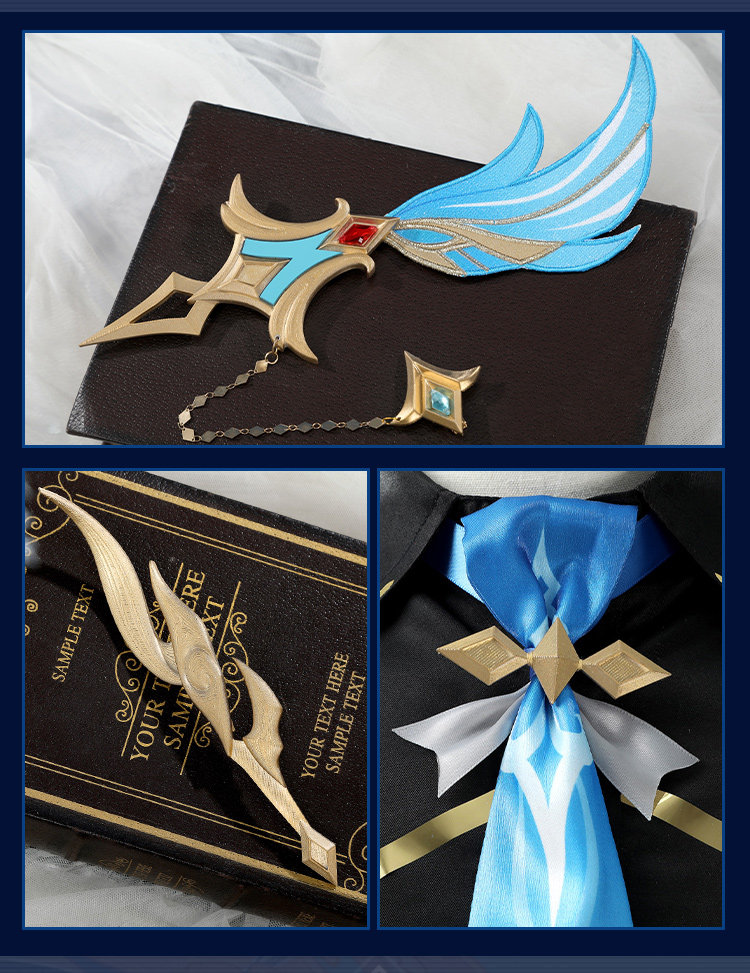 Genshin Impact Neuvillette Cosplay Costume