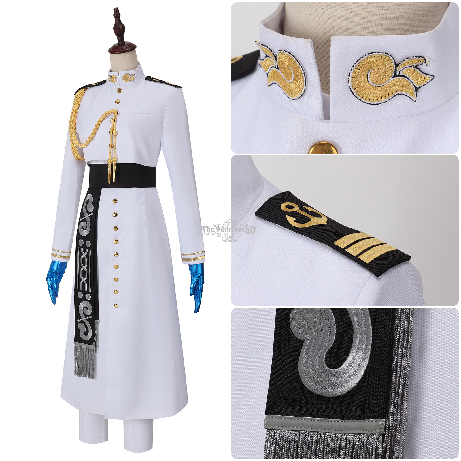 Fate Grand Order FGO Captain Noah Nemo Cosplay Costume