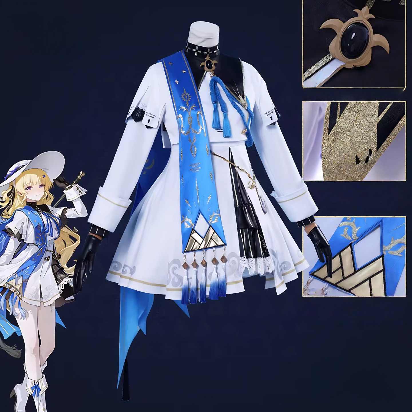 Wuthering Waves Phoebe Cosplay Costume Dress 
