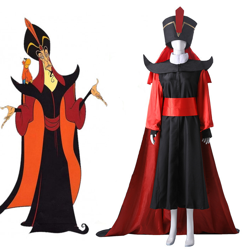 Anime Movie Aladdin Jafar Cosplay Outfit