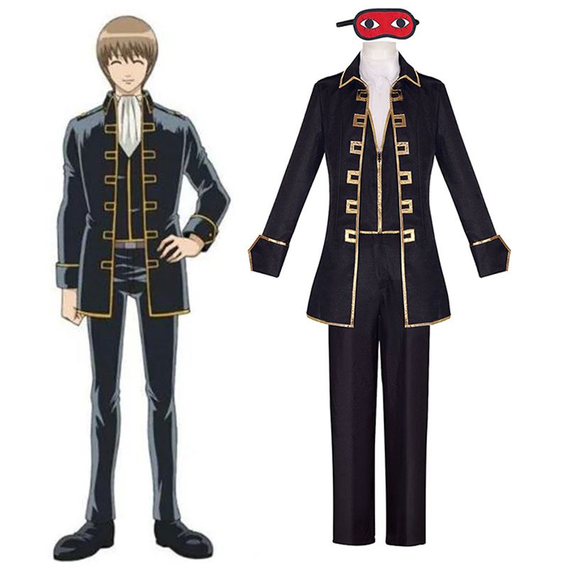 Anime GINTAMA Okita Sougo Cosplay Costume