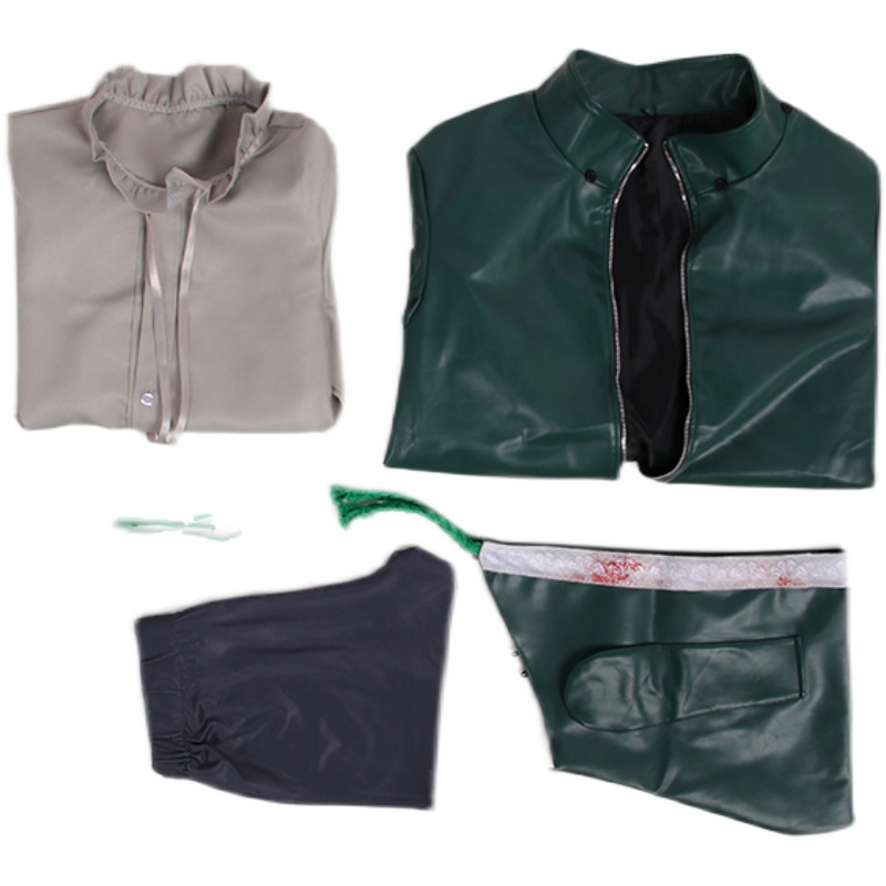 Dead by Daylight Bunny Feng Min Halloween Green Cosplay Costume