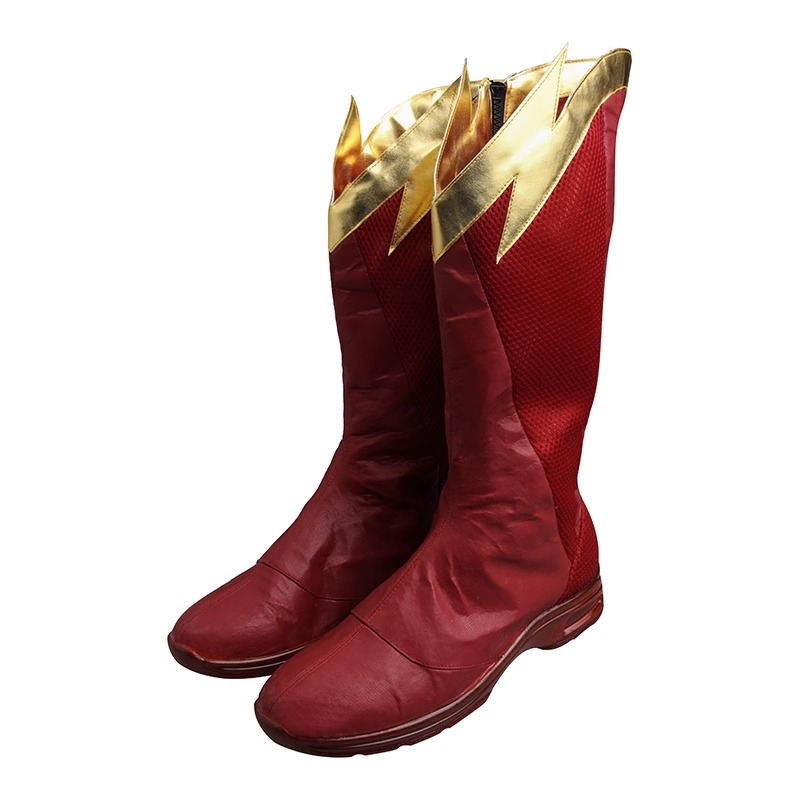 DC Movie The Flash Cosplay Costumes Shoes Barry Allen Cosplay Suit 