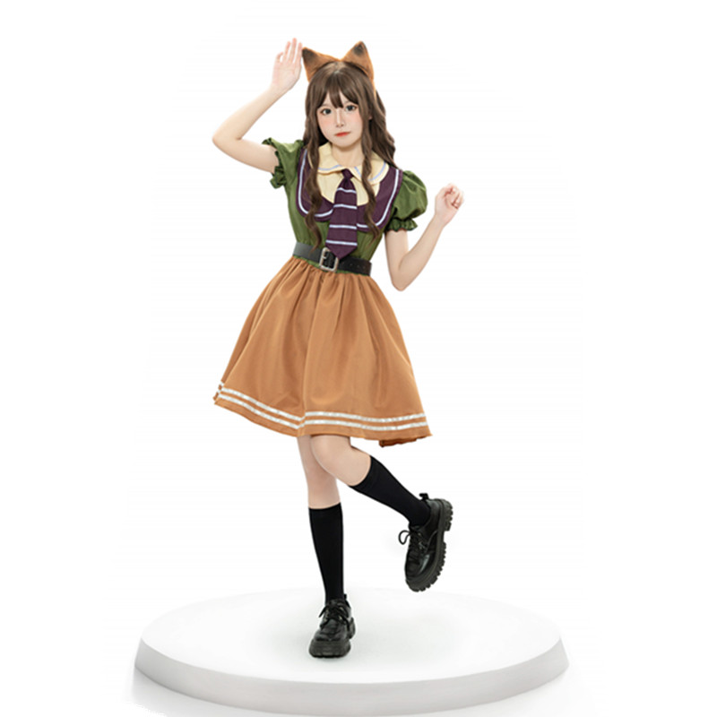 Zootopia Nicholas P. Wilde Fox Nick Cosplay Costume Dress