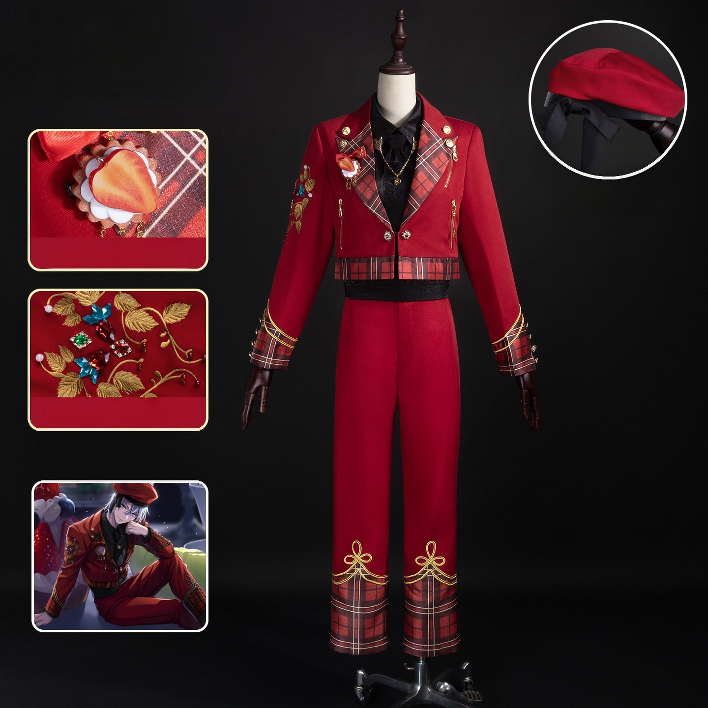 Twisted Wonderland Silver Birthday Event Halloween Cosplay Costume