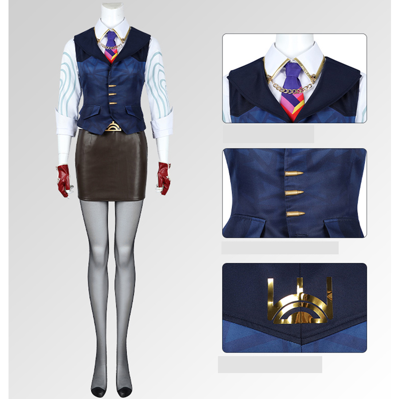 Valorant Chamber Female Cosplay Costume
