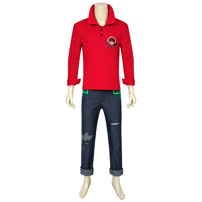 Pokemon Sword and PM Shield Male Trainer Cosplay Costume 