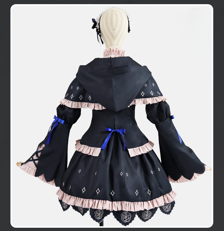 9-nine- Yuuki Noa Evening Dress Ver. Cosplay Costume