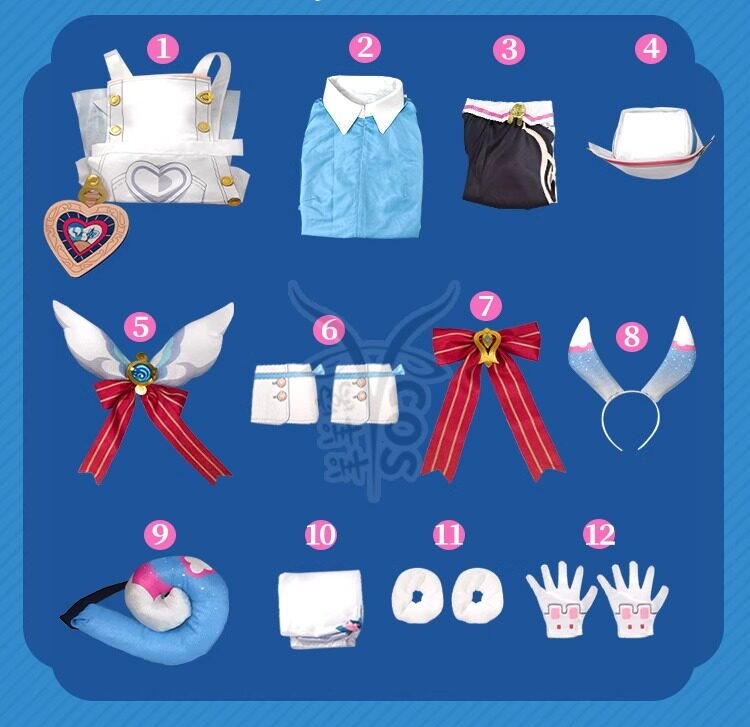 Genshin Impact Sigewinne Cosplay Costume 