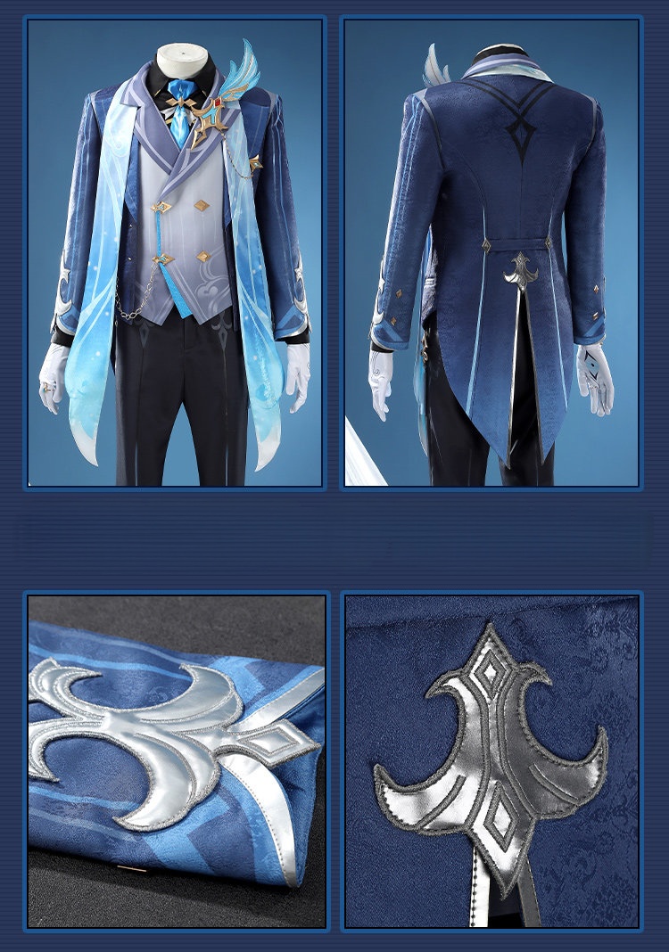 Genshin Impact Neuvillette Cosplay Costume