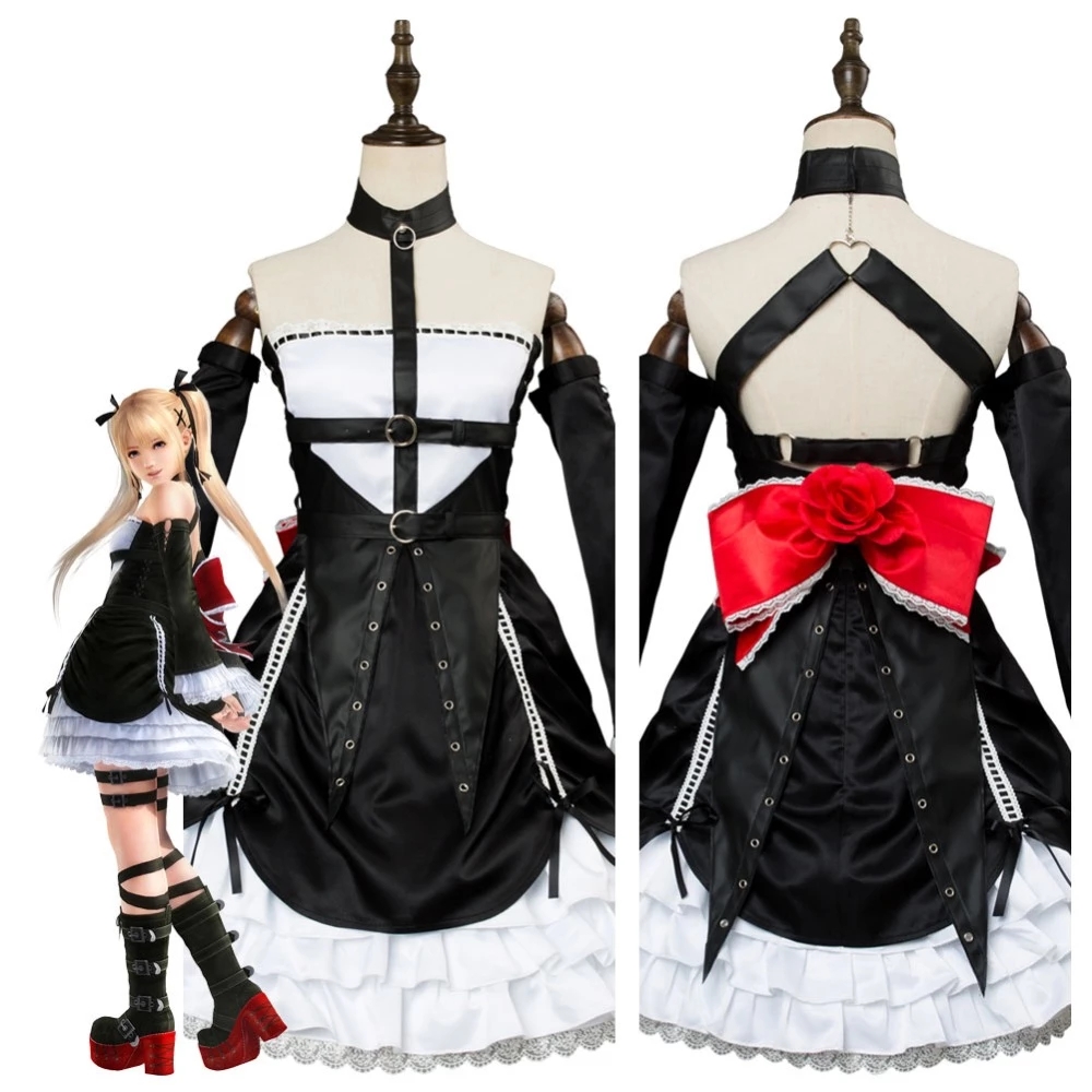 Game Dead Alive 6 Cosplay Marie Rose Costume Dress