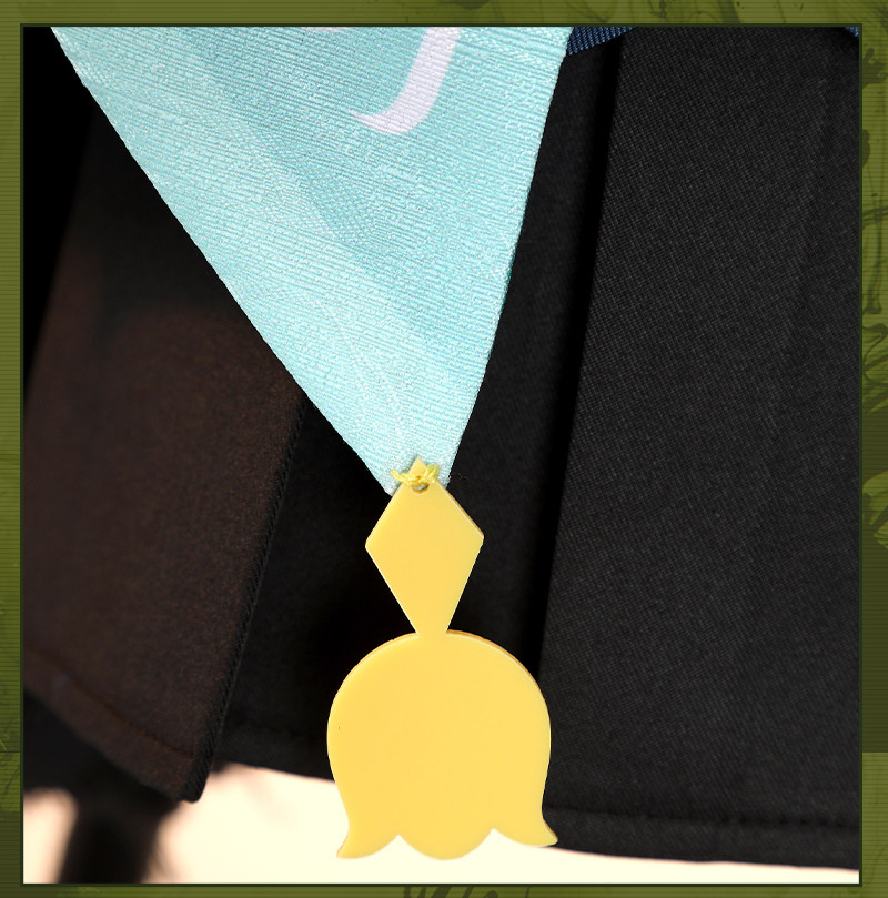 Genshin Impact Game Yaoyao Cosplay Costume Listening to the Rain and Bamboo Uniform Sweet Dress 