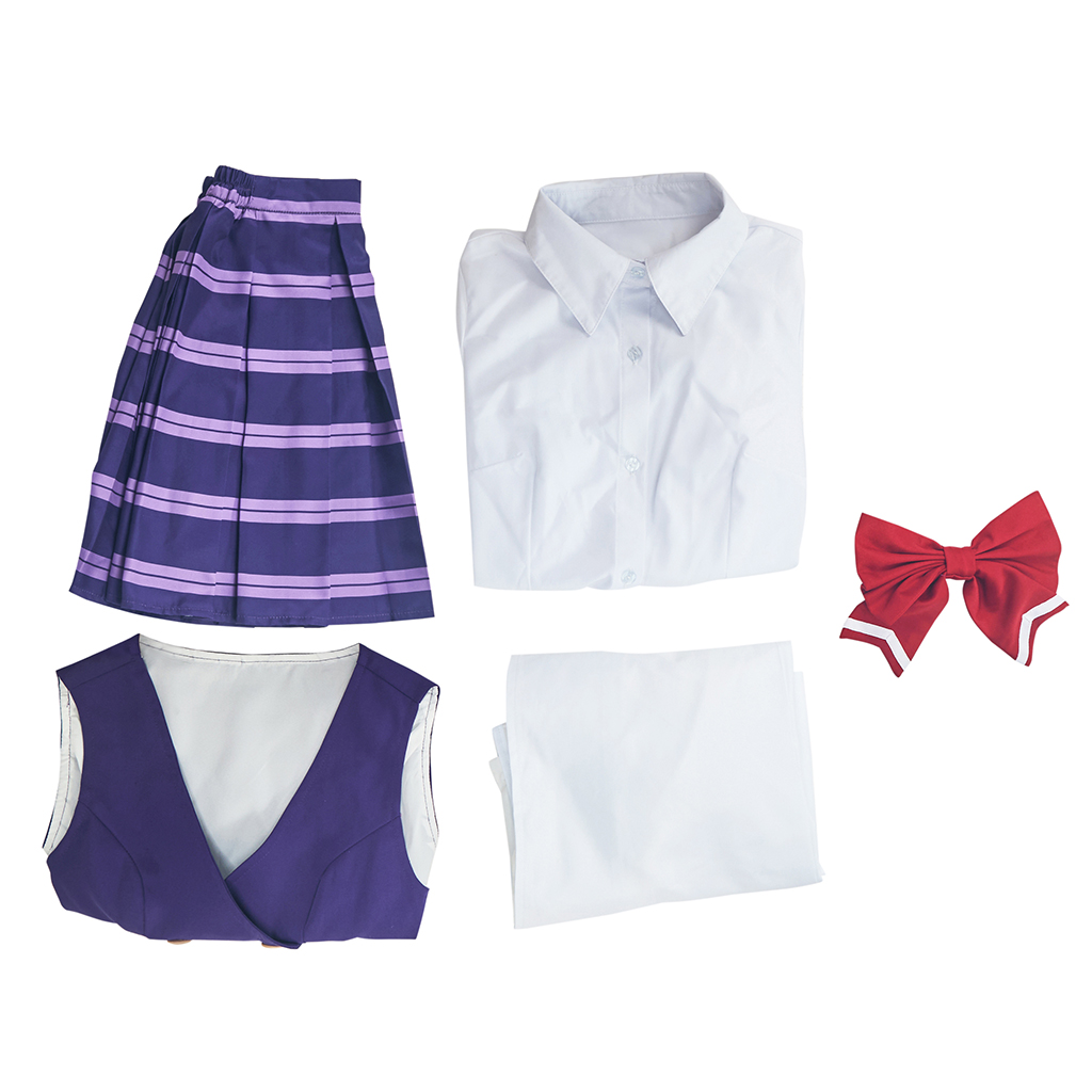 Ace Attorney Gyakuten Saiban Ema Skye Uniform Cosplay Costume